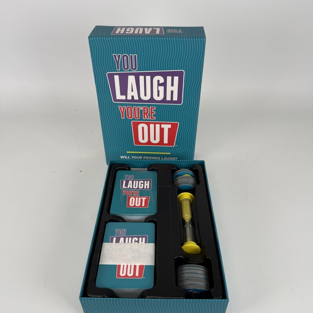 You Laugh You're Out the Family Party Game Where‎ If You Laugh You Lose COMPLETE